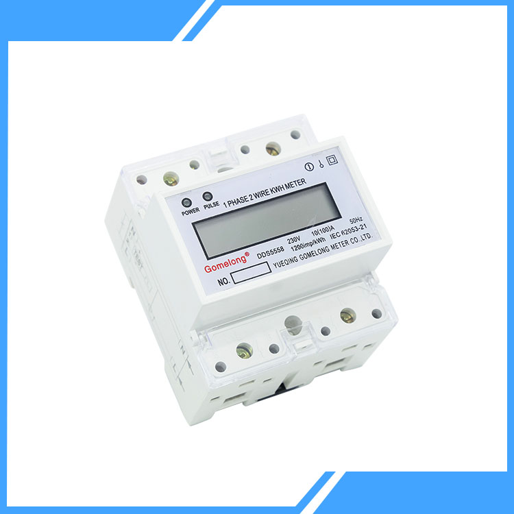 Rel 4P Din Melampirkan Meter Tenaga Bidirectional